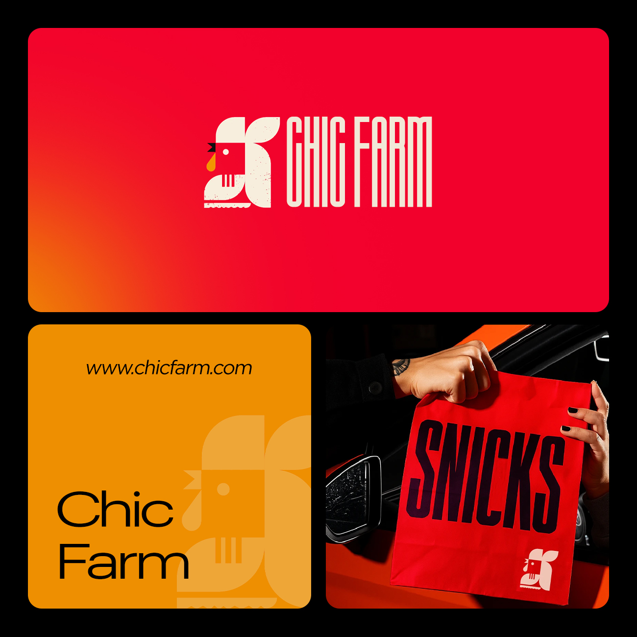 chicken farm logo