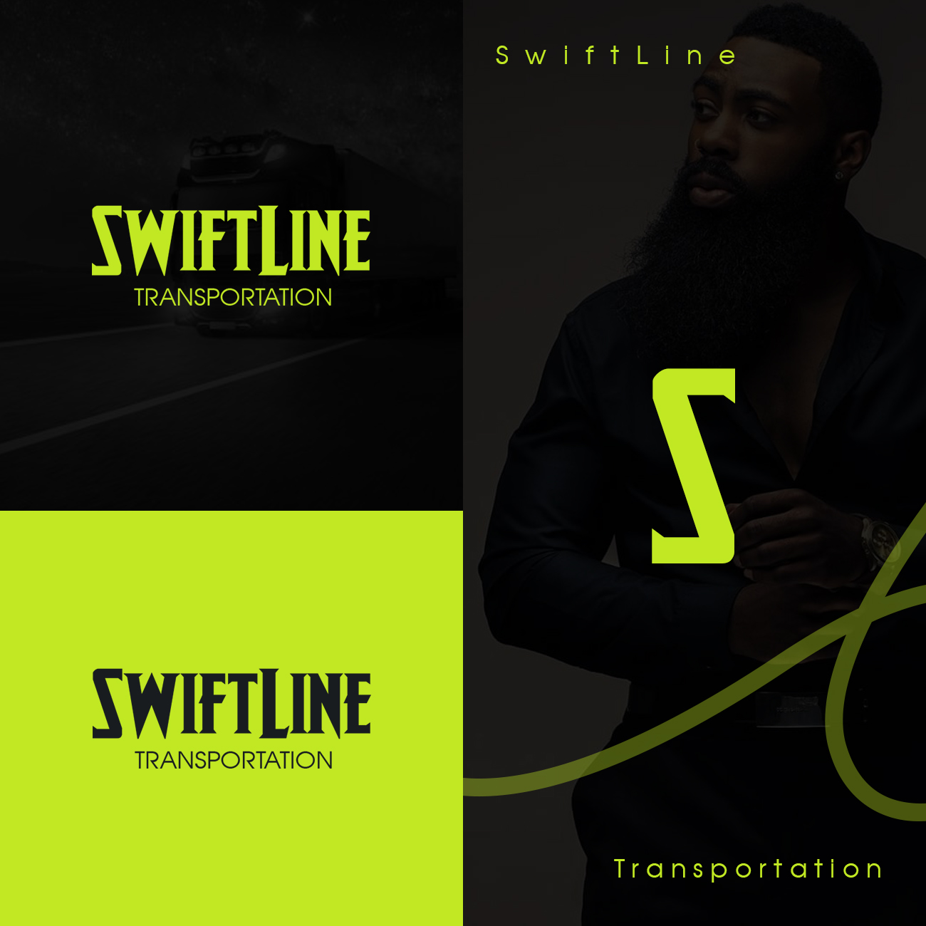 Swiftline transportation logo